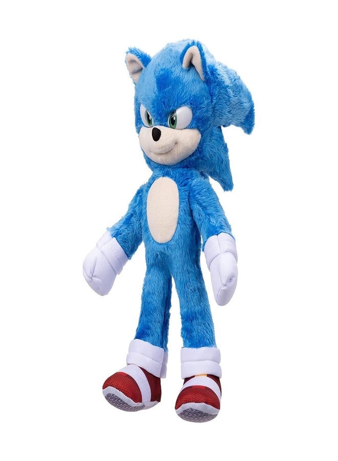 Sonic The Hedgehog, Sonic Movie 13" Plush, 5.6 x 5.4 x 14 inches - Image 1