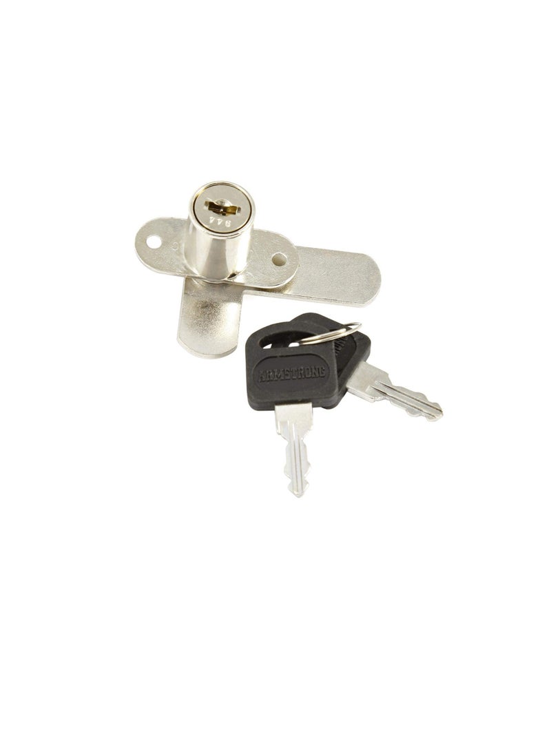 Cupboard Lock Chrome Plated  - Image 2