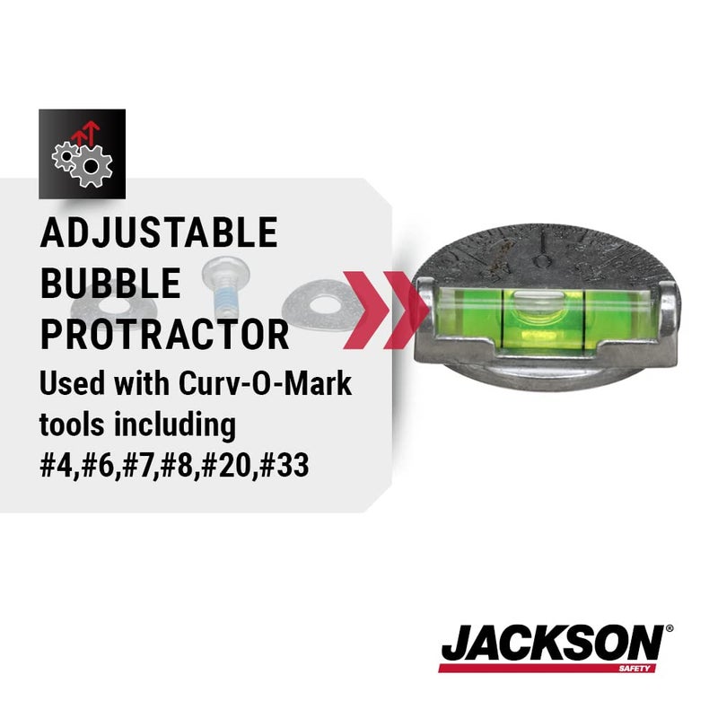 Jackson Safety مجموعة قرص بديل جاكسون سيفتي لمستوى اللحام DSL - بروتراكتور قابل للتعديل بزاوية 180 درجة - لأدوات كيرف-أو-مارك - Image 5