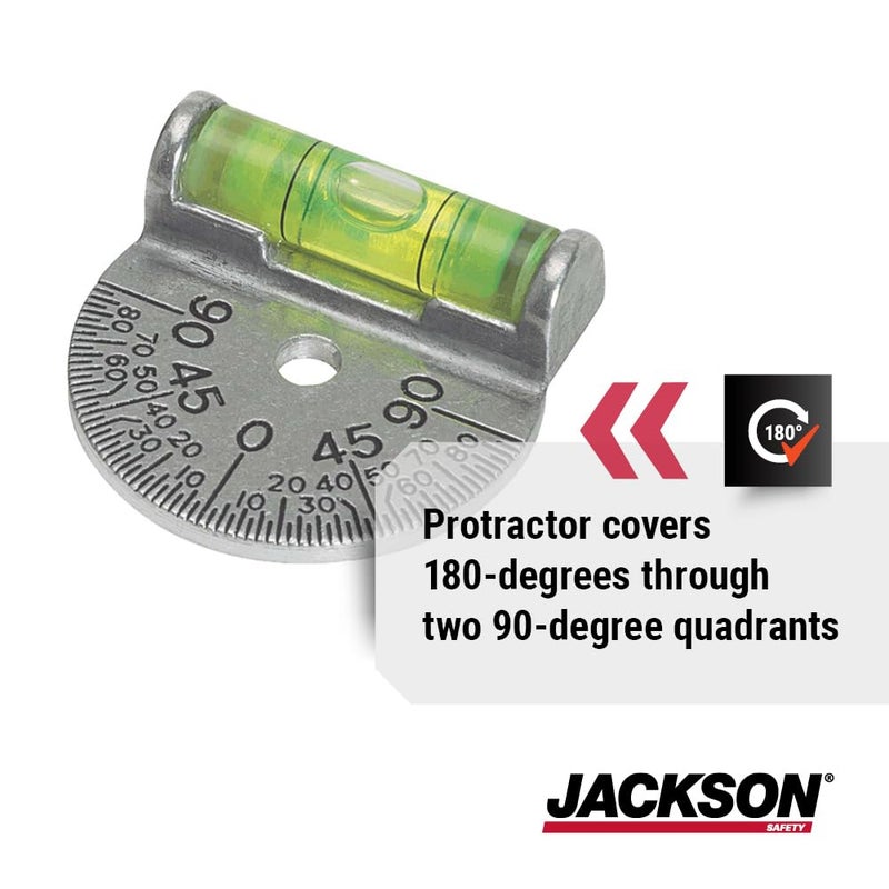 Jackson Safety مجموعة قرص بديل جاكسون سيفتي لمستوى اللحام DSL - بروتراكتور قابل للتعديل بزاوية 180 درجة - لأدوات كيرف-أو-مارك - Image 4