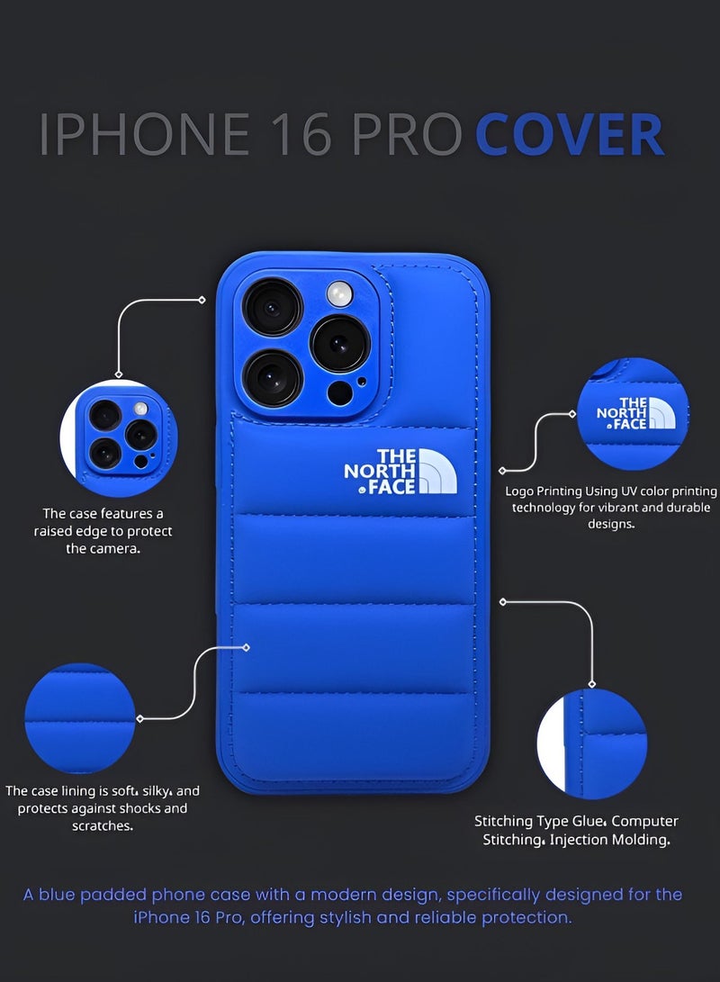 ذا نورث فيس جراب آيفون 16 برو – حماية كاملة ضد الصدمات مع تصميم عصري أنيق ومواد متينة توفر راحة واستخدام طويل الأمد - Image 3