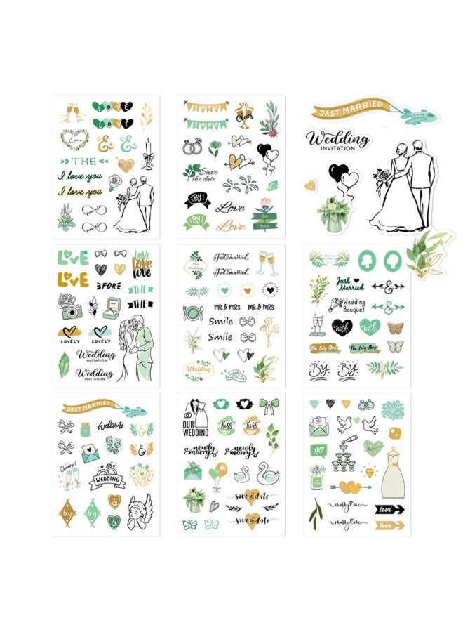 New Wedding Planning Wedding Stickers Wedding Engagement Decoration Stickers Handbook Material Wedding Stickers