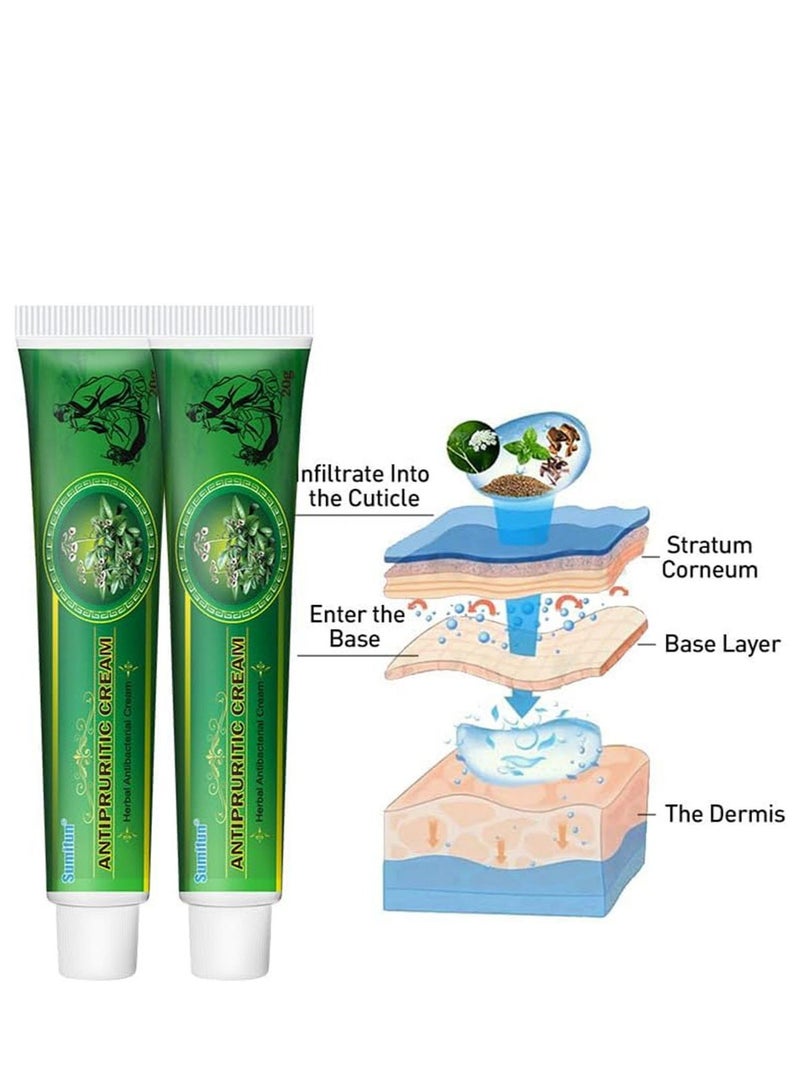 سوميفون كريم سومي فون المضاد للحكة العشبي - تخفيف طبيعي مضاد للبكتيريا والحكة (20 جرام) - Image 2