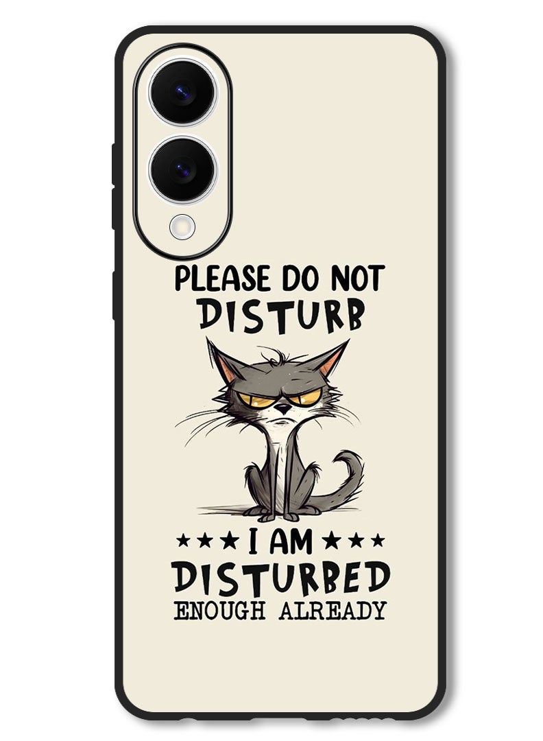 Theodor Case Compatible with Samsung Galaxy S25 Edge 6.7 Inch Protection Shockproof Bumper Cover Please do not disturb - Image 1