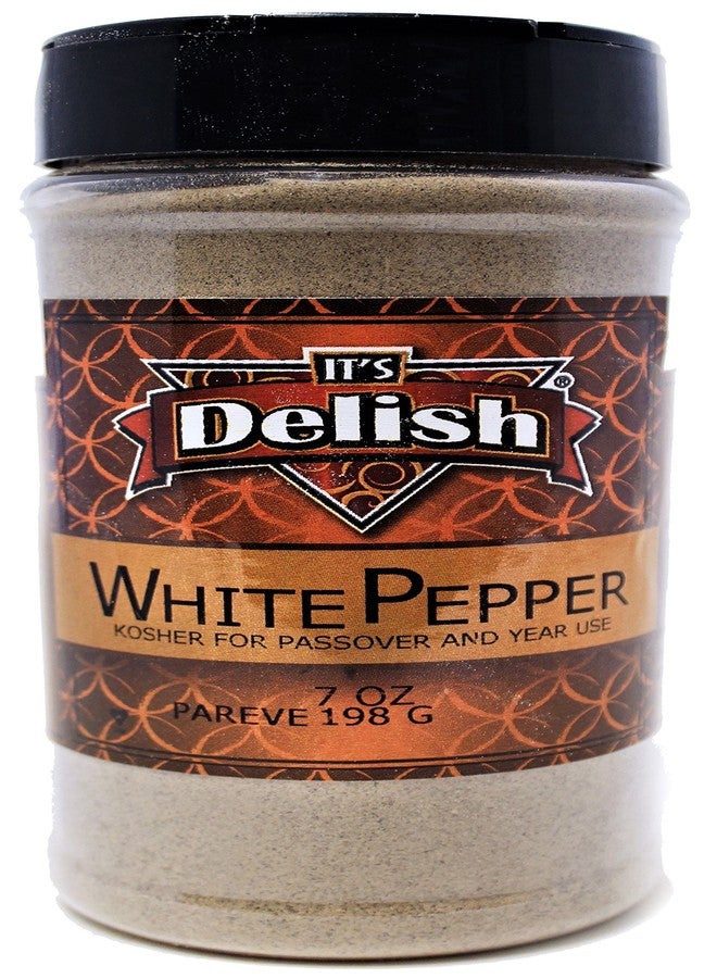 It's Delish الفلفل الأبيض من إتس ديليش (مطحون، 7 أونصة، برطمان متوسط) - Image 1