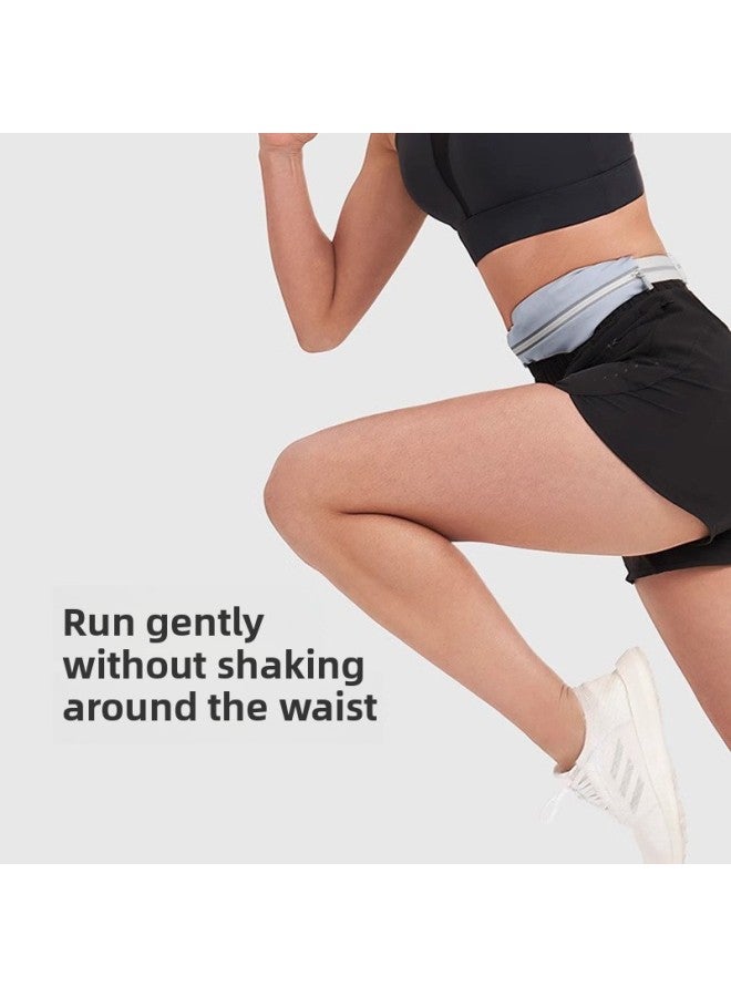 Marathon Equipment Running Bag Lightweight Waterproof Sports Waist Bag Outdoor Fitness Riding Belt Mobile Phone Storage Waist Bag-Color:Navy Blue-lightweight Version - Image 3