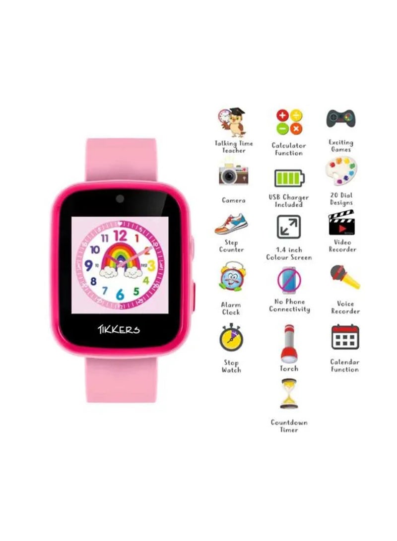 تيكرز ساعة يد رقمية مربعة من السيليكون للبنات  -  مم - Image 2