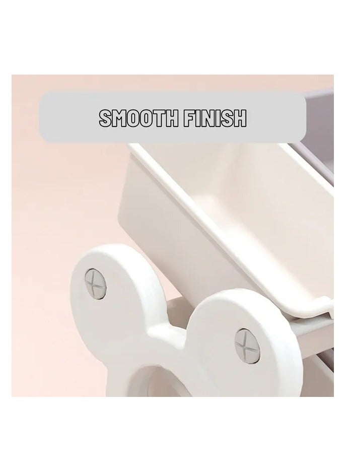 فول جوي رف تخزين للأطفال  4 طبقات مع 6 صناديق,رف ألعاب متعدد الأغراض  لتنظيم الألعاب في غرفة اللعب وغرفة النوم والرعاية النهارية والحضانة - Image 4