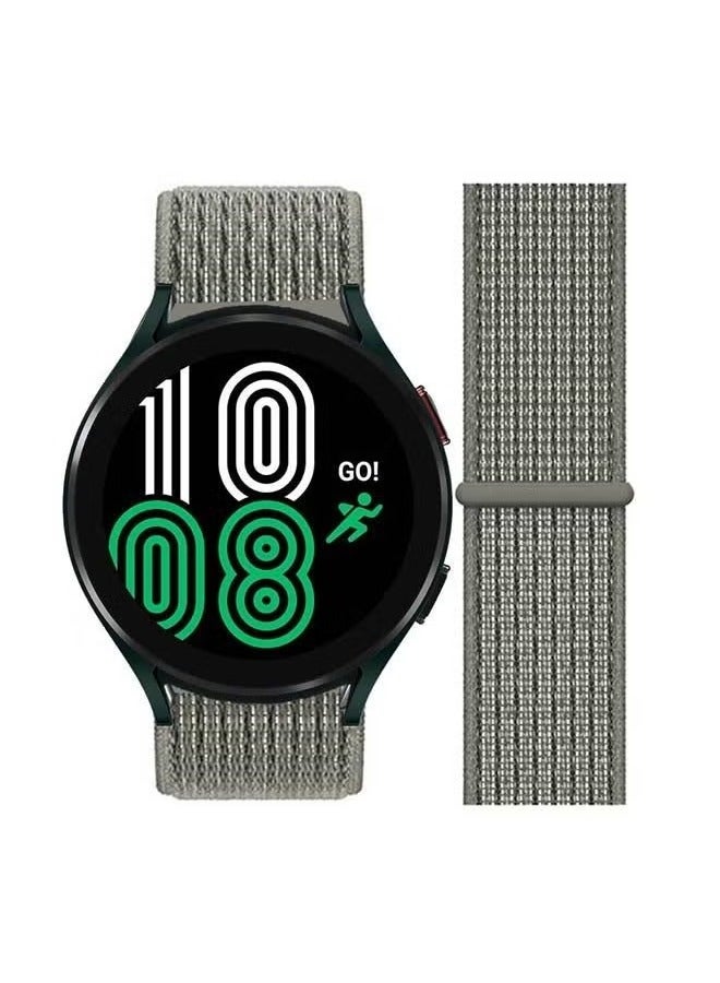 vesus Replacement Nylon Loop Band 20mm For Samsung Galaxy Watch4 40/44mm Spruce Fog