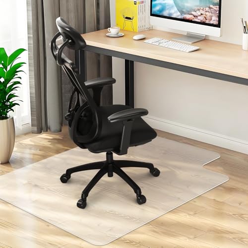 MammyGol Office Chair Mat for Hard Wood Floors 36"x47" Heavy Duty Floor Protector Easy Clean - Image 1