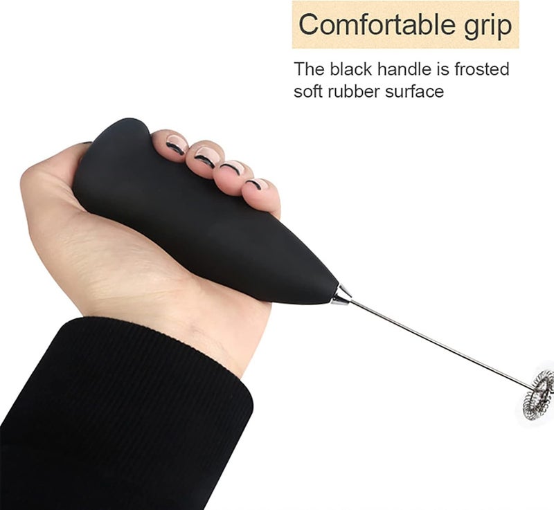 Professional Electric Milk Frother, Battery Powered, Modern Style with Ergonomic Handle, 2 Pack Handheld Frothers, 20cm Height, Hand Wash Only, for Coffee and Latte Drinks - Image 3