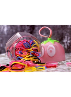 Rubber Band Unisex Flexible Lightweight Daily Use Cute Little Brinjal Bottles With Colorful Disposable Hair Ties Ponytail Soft Elastic Rubber Bands/Head Ware Hair Accessories (Pack Of 225) - pzsku/Z97E39DA3F4321F345B38Z/45/_/1690022478/3830c958-d2e9-4414-8db4-e4a4ad40ea83