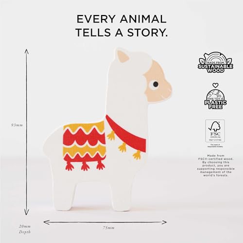 Le Toy Van - Wooden Andes Stacking & Bag - Petilou Forest Building Blocks Stacker & Bag - Educational Balancing Activity Toy for Kids Age 18 Months + - Tropical Animal Blocks - Image 4