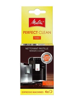 Melitta Perfect Clean Tabs Coffee Machine Cleaning Descaling 1.8g Tablets x 4  - Image 2