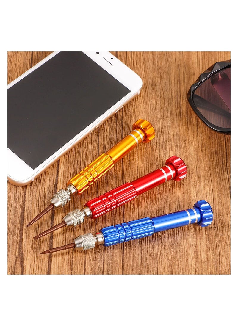 Y&D - 18 Pcs Mini Screwdriver Set, 5-in-1 Multifunctional Slotted and Professional Precision Tiny Set for Eyeglass, Sunglass, Watch, Jewelry, Computer Repair Tool Kit, 3 colors - Image 1