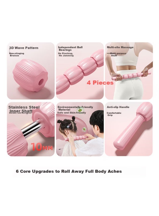 Li-Ning Li-ning Muscle Relaxation Massage Stick For Adults Slim Leg Fascia Stick Deep Langya Foam Roller Children's Massager  - Image 3