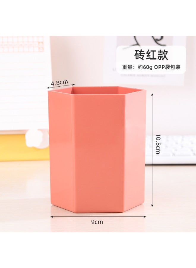 HELPS Multi-functional Large-capacity Pen Holder Creative Student Desktop Stationery Pen Barrel Office Simple Cosmetic Brush Storage Barrel - Image 1