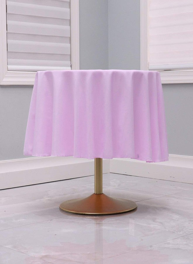 Kadut Lavender Tablecloth - 90" Inch Round Tablecloths for Circular Table Cover in Lavender Washable Polyester - Great for Buffet Table, Parties, Holiday Dinner & More - Image 1
