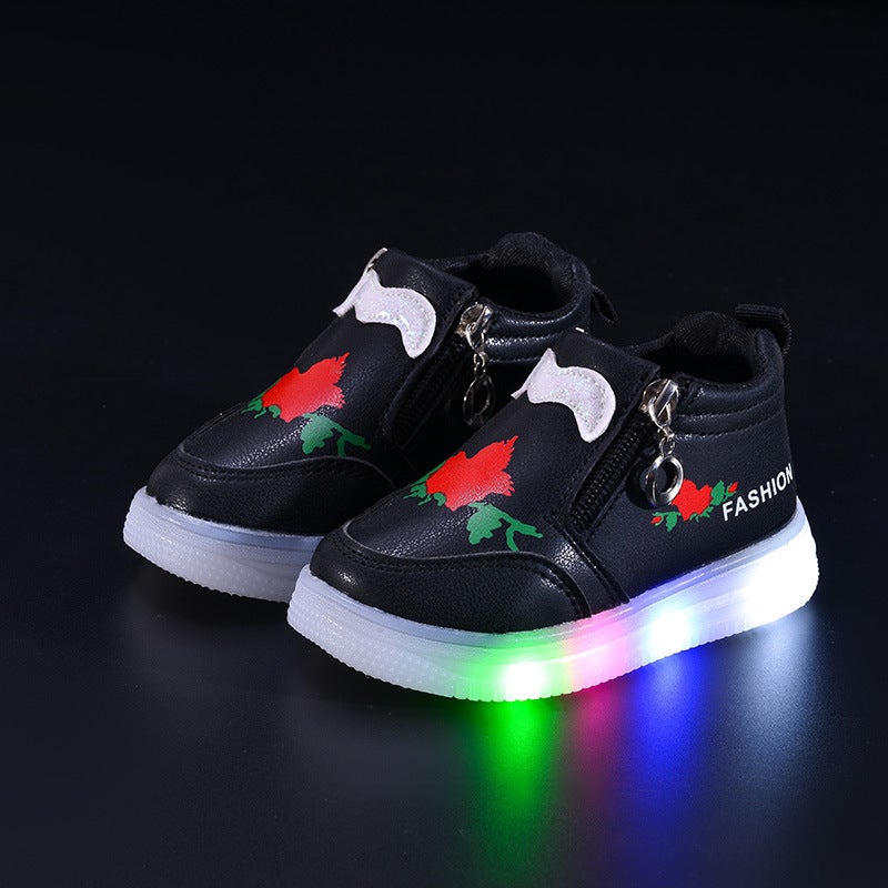 Mesh Sneakers Lightweight Flexible Sole Walking Shoes For Kids Indoor And Outdoor Activities - Image 1