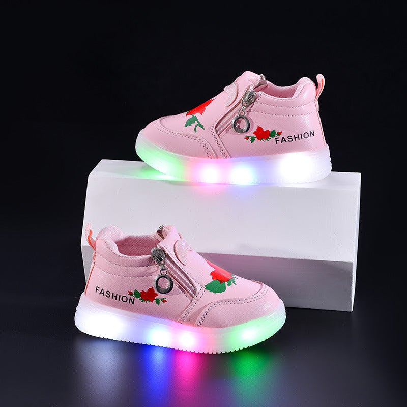 Mesh Sneakers Lightweight Flexible Sole Walking Shoes For Kids Indoor And Outdoor Activities - Image 3