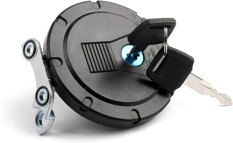 Bruce & Shark Fuel Gas Tank Cap with Keys for Kawasaki Motorcycles - Image 1
