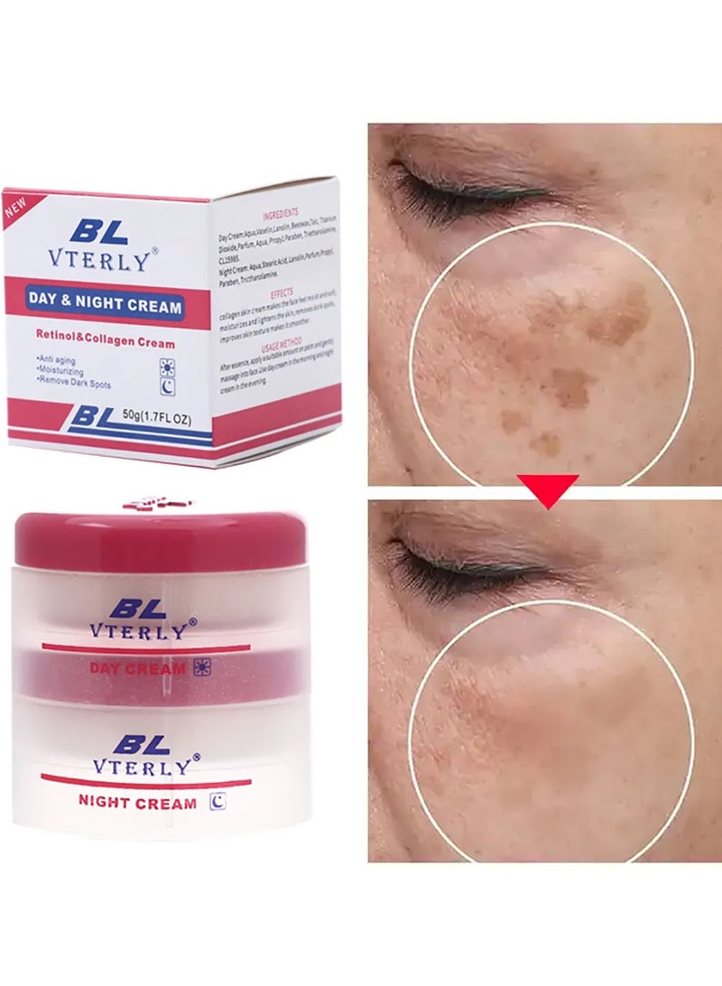 Vterly Day And Night Cream Dark Spot Removal Lightening Whiten Brightening Face Cream - Image 3