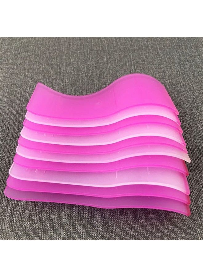 Teensery 12 Pcs Hair Wax Cleansing Spatulas Plastic S-Shaped Makeup Cosmetic Mask Scraper Waxing Applicator Beauty Tools, Random Color