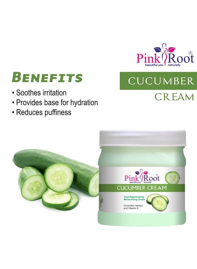 Pink Root Cucumber Cool Rejuvenating Moisturizing Cream 500Ml  - Image 2