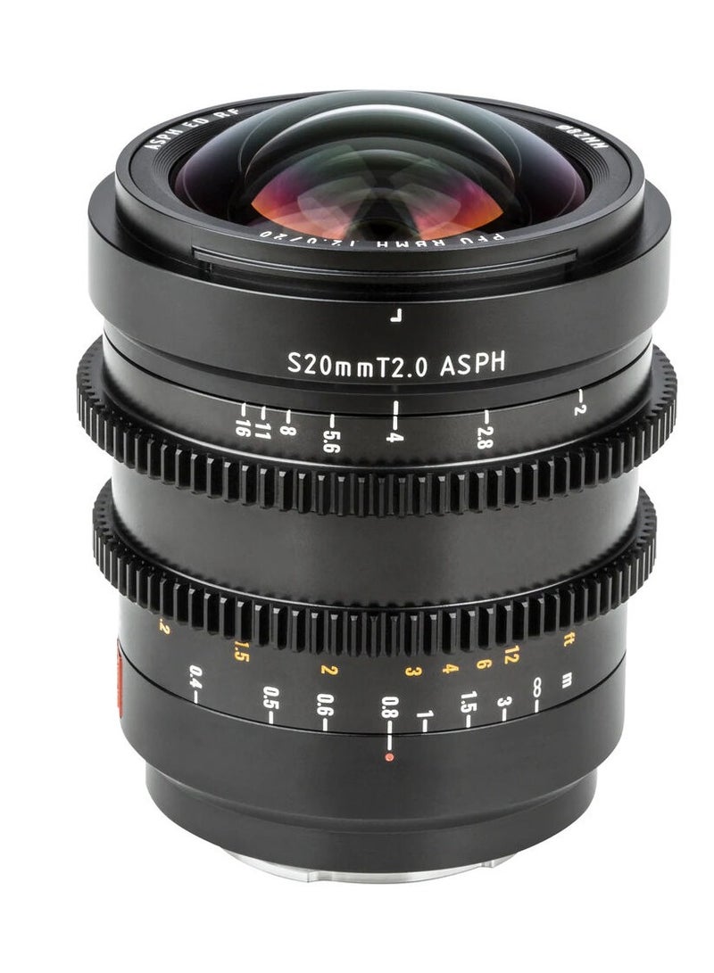 فيلتروكس Viltrox S 20mm T2.0 Cine Lens (E Mount) - Image 4