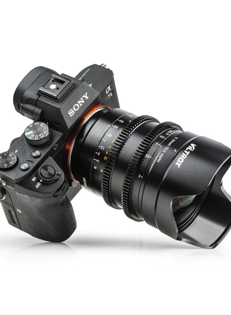 فيلتروكس Viltrox S 20mm T2.0 Cine Lens (E Mount) - Image 5