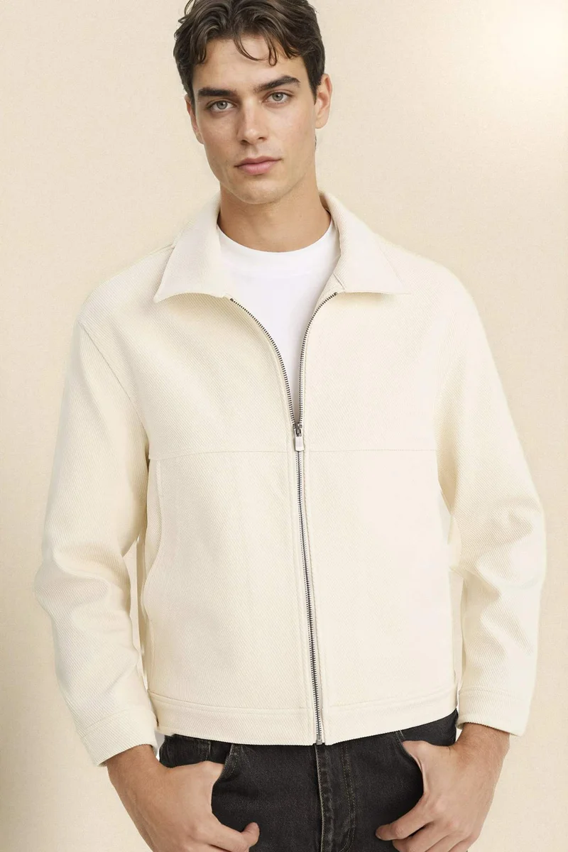 Regular Fit Cotton Jacket