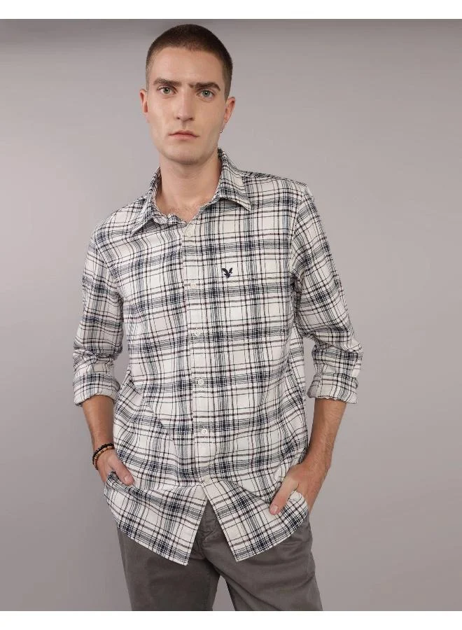 امريكان ايجل AE Plaid Slim Fit Everyday Button-Up Shirt