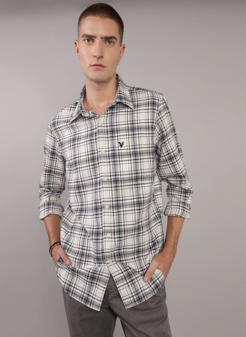 امريكان ايجل AE Plaid Slim Fit Everyday Button-Up Shirt