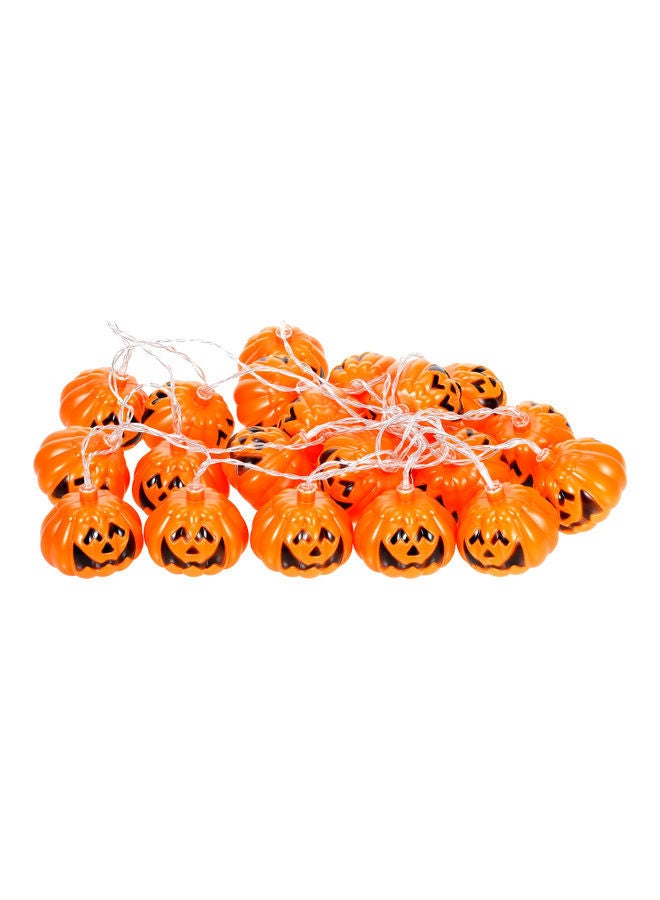 NIBEMINENT 20-LED Pumpkin String Lights Orange - Image 1