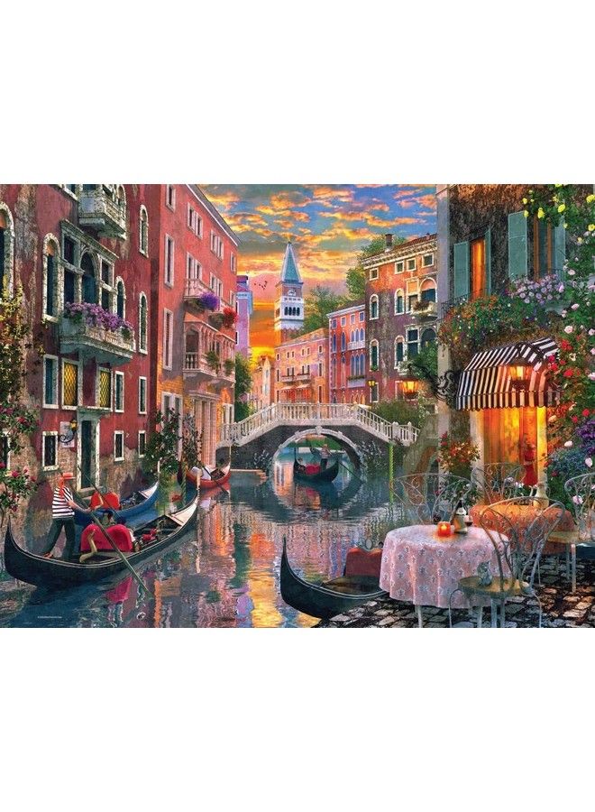 Springbok Majestic 1000 Piece Jigsaw Puzzle Venice Evening Made In Usa Compact Box - Image 2