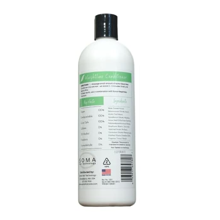 SOMA HAIR TECHNOLOGY Weightless Conditioner 16oz VEGAN from Soma [16 oz] - Image 2
