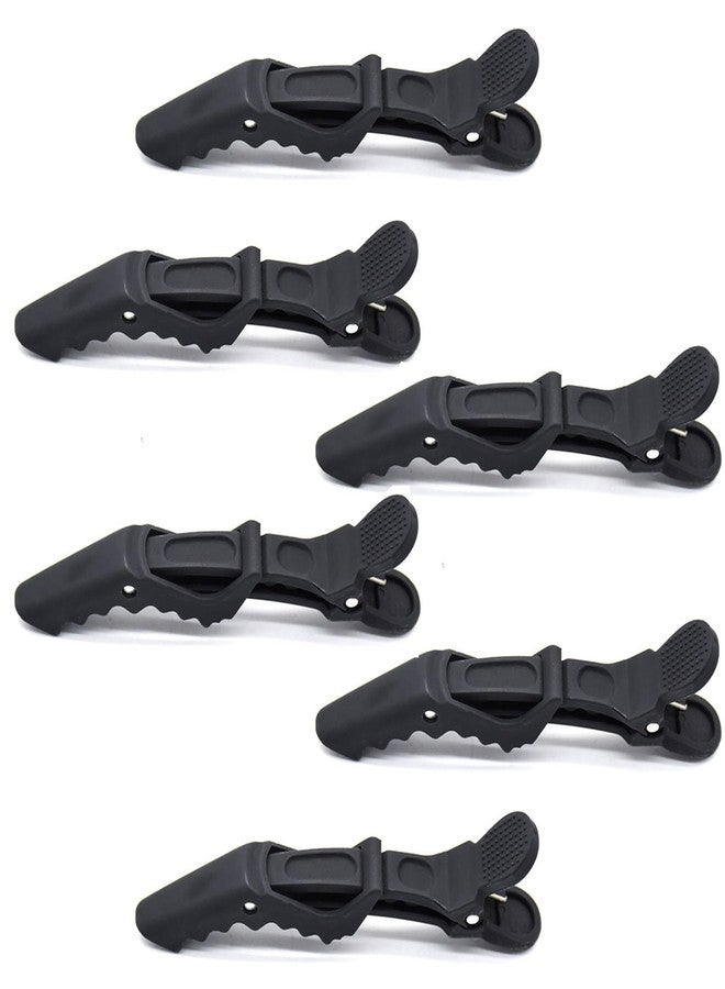 TEMPERIA (6pcs) Alligator Crocodile Section Clips for Hair Styling, Cutting & Colouring for Women & Men | Professional Duckbill Partition Clip for Salon & Home Use | Strong Grip, Non-Slip (Multicolor) - Image 1