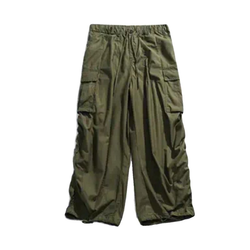 Japanese Retro Loose Wide-Leg Cargo Pants For Men And Women Casual Versatile Straight-Leg Jogger Loose Pants - Image 5