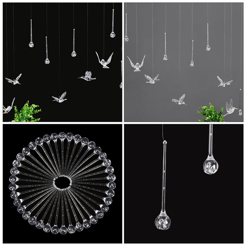 12 Pcs Crystal Beads Garland Decorative Hanging Ornament Wedding Supply - Image 3