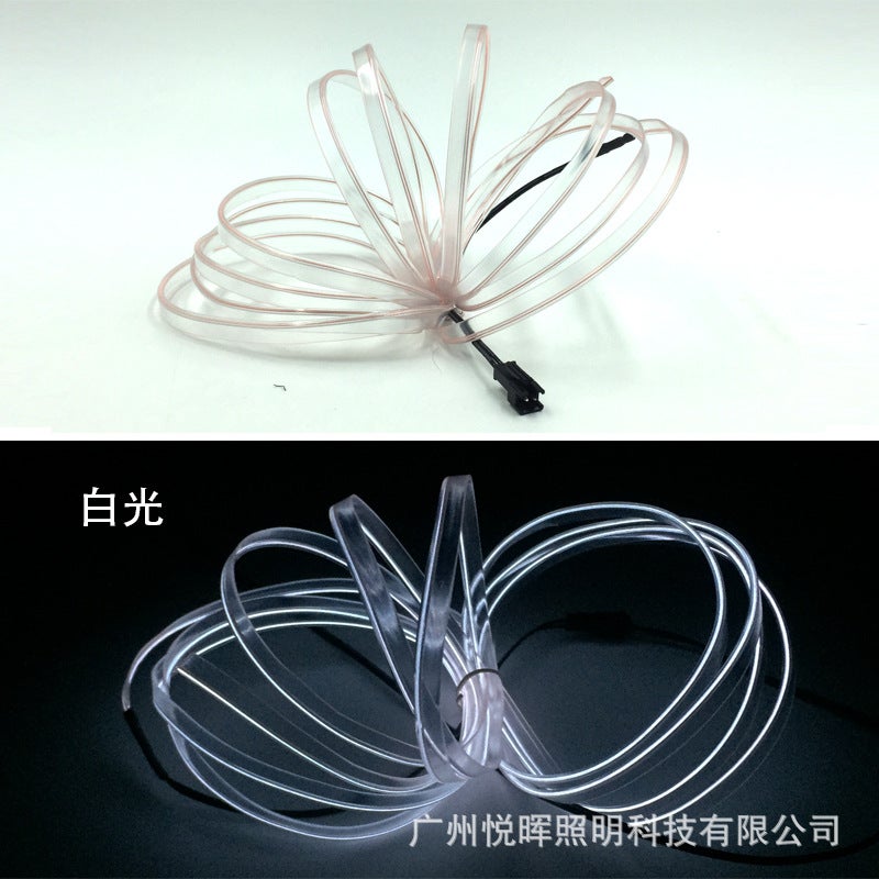 Highlight With Edge El Luminous Line Unilateral Line Clip Sideline 5 M 12V Constant Bright Cold Light Set 10 Colors Optional - Image 1