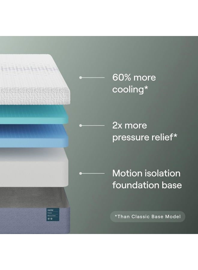 Nectar Premier 13” Queen Mattress - Medium Firm - Contouring Memory Foam - Cooling Upgrade - 2” Pressure Relief Layer - Mattress in a Box - 365-Night Trial & Forever Warranty - Image 2