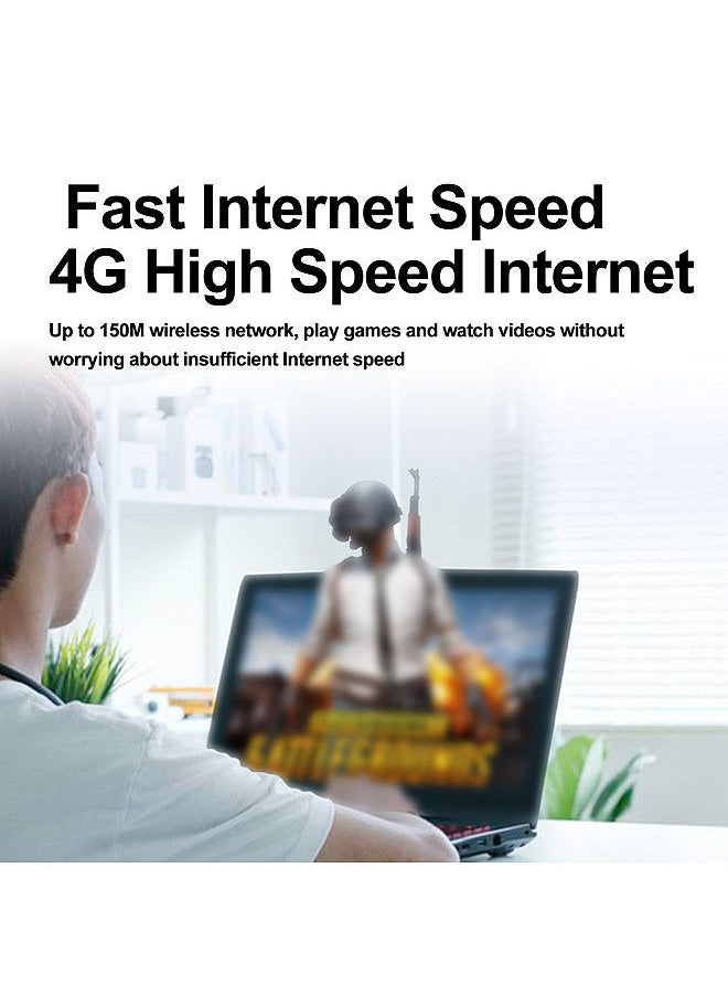 Generic - 4G LTE Internet router with SIM slot to unlock mobile hotspot modem WiFi TypeC port 300Mbps wireless LAN - Image 1