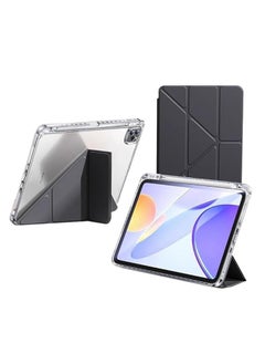 General For iPad Pro 11/13" (M4) 2024 Tablet Case, Crystal Clear iPad Air 11/13" (M2) Case with Pen Holder, Smart Stand Auto Wake/Sleep Protector 