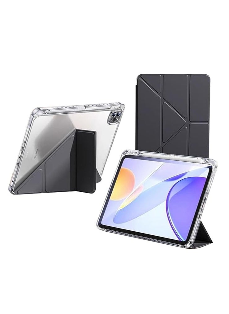 General - For iPad Pro 11/13" (M4) 2024 Tablet Case, Crystal Clear iPad Air 11/13" (M2) Case with Pen Holder, Smart Stand Auto Wake/Sleep Protector - Image 1