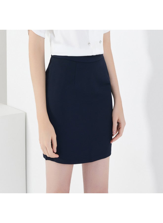 ROMON Women'S Professional Bodycon Pencil Skirt, Solid Color Office Workwear A-Line Skirt - Image 5