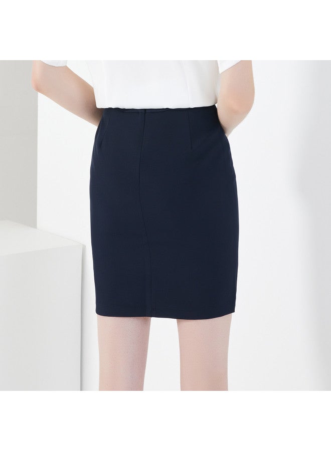 ROMON Women'S Professional Bodycon Pencil Skirt, Solid Color Office Workwear A-Line Skirt - Image 3