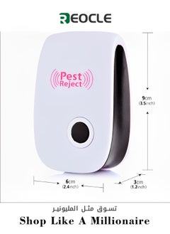 REOCLE Ultrasonic Pest Repellent Control pest Repeller Electronic Plug in Bug Repellent Indoor Ultrasonic Repellent for Flea & Rats & Roaches & Cockroaches & Fruit Fly & Rodent  - Image 1