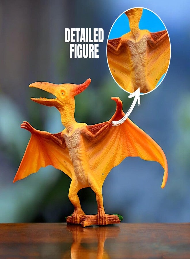 MASIPICKS Dinosaur Action Figures Dragon Park Animal Toys for Kids 3-12 Years Realistic Dinosaur 10 Inch Big Size Education Toy for Boys Girls (Pterosaurs) - Image 4