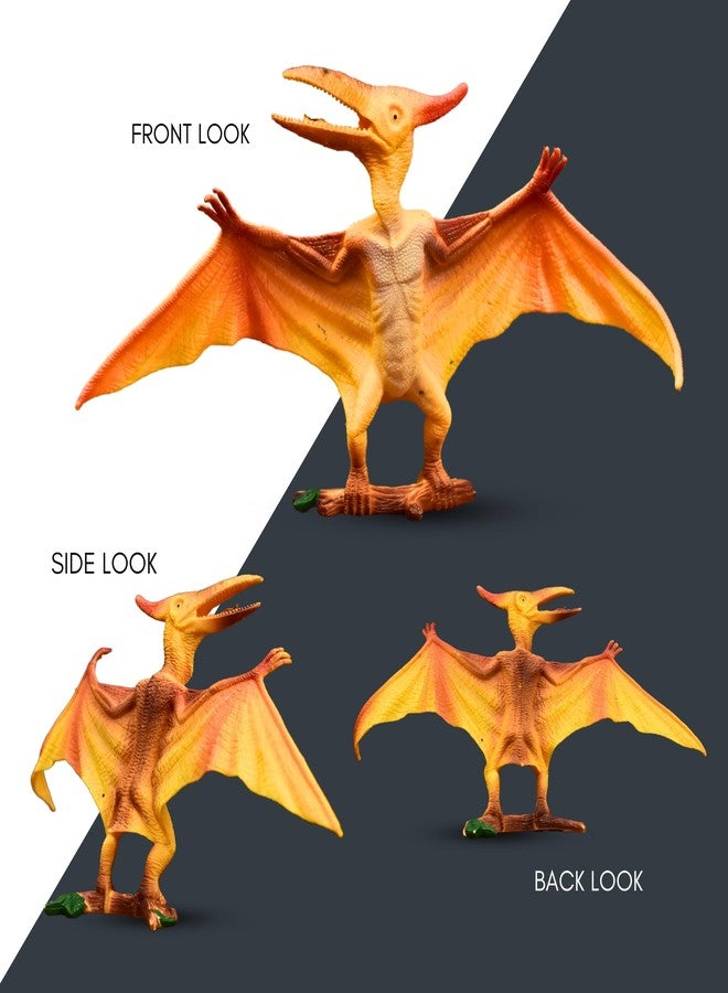 MASIPICKS Dinosaur Action Figures Dragon Park Animal Toys for Kids 3-12 Years Realistic Dinosaur 10 Inch Big Size Education Toy for Boys Girls (Pterosaurs) - Image 3