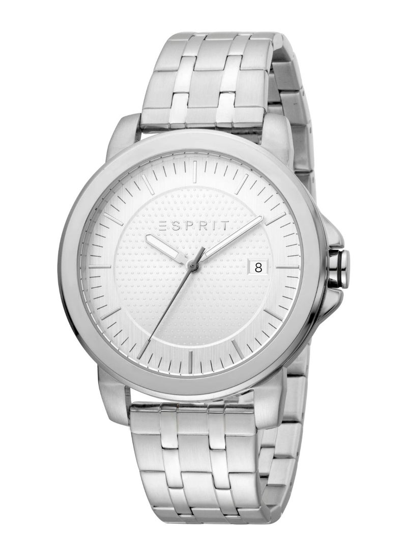 Esprit Stainless Steel Analog Men's Watch With Silver Stainless Steel ES1G160M0055 - Image 1
